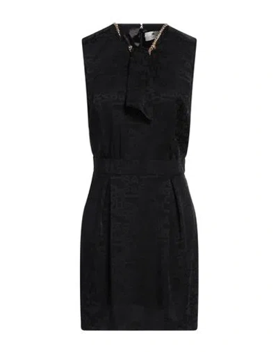 Elisabetta Franchi Woman Mini Dress Black Size 6 Acetate, Viscose