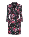 Elisabetta Franchi Woman Mini Dress Black Size 4 Polyester, Elastane In Black