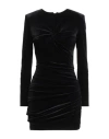 Elisabetta Franchi Woman Mini Dress Black Size 6 Polyester, Elastane