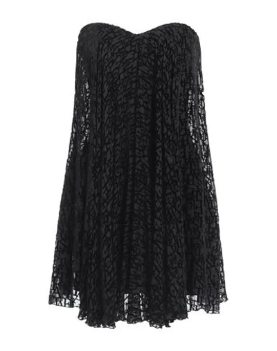 Elisabetta Franchi Woman Mini Dress Black Size 6 Polyester, Elastane, Viscose, Silk In Black
