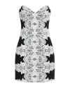 Elisabetta Franchi Woman Mini Dress Black Size 6 Viscose, Acetate, Elastane, Polyamide, Cotton