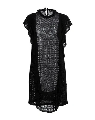 Elisabetta Franchi Woman Mini Dress Black Size 6 Viscose, Polyester
