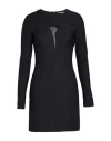 Elisabetta Franchi Woman Mini Dress Black Size 8 Polyamide, Elastane In Black