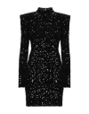 Elisabetta Franchi Woman Mini Dress Black Size 8 Polyester In Black