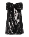 Elisabetta Franchi Woman Short Dress Black Size 10 Polyester