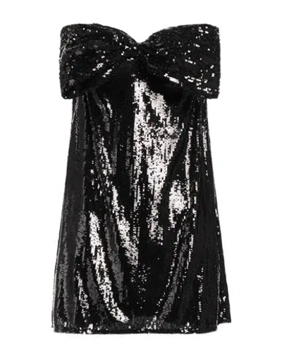 Elisabetta Franchi Woman Short Dress Black Size 10 Polyester