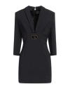 Elisabetta Franchi Woman Mini Dress Black Size 8 Polyester, Elastane