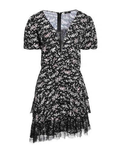 Elisabetta Franchi Short Dresses In Black