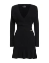 Elisabetta Franchi Woman Mini Dress Black Size 8 Viscose, Polyamide, Polyester