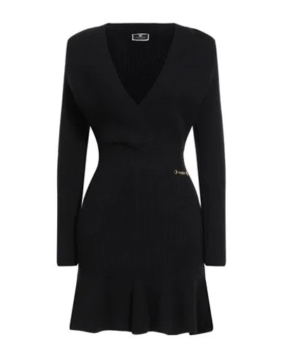 Elisabetta Franchi Woman Mini Dress Black Size 8 Viscose, Polyamide, Polyester