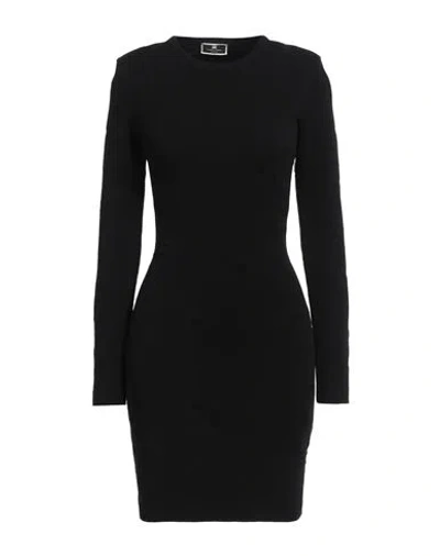 Elisabetta Franchi Woman Mini Dress Black Size 8 Viscose, Polyester, Polypropylene