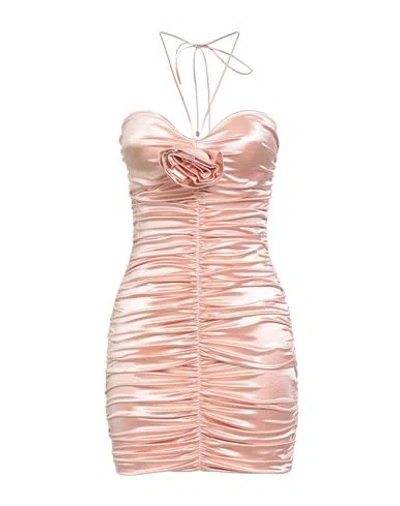 Elisabetta Franchi Woman Mini Dress Blush Size 4 Polyamide, Elastane In Pink