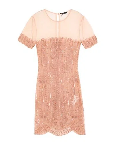 Elisabetta Franchi Woman Mini Dress Blush Size 4 Polyamide In Pink