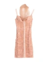 Elisabetta Franchi Woman Mini Dress Blush Size 4 Polyamide, Viscose, Elastane In Pink