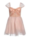 Elisabetta Franchi Woman Mini Dress Blush Size 8 Polyamide, Viscose, Glass, Plastic In Pink