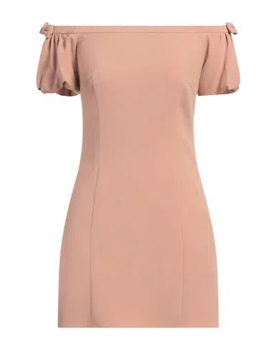 Elisabetta Franchi Woman Mini Dress Blush Size 8 Viscose, Acetate, Elastane In Pink