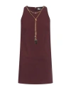 Elisabetta Franchi Woman Mini Dress Burgundy Size 2 Polyester, Elastane