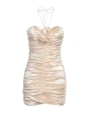 Elisabetta Franchi Woman Mini Dress Cream Size 8 Polyamide, Elastane In White