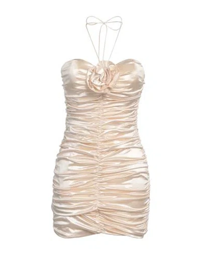Elisabetta Franchi Woman Mini Dress Cream Size 8 Polyamide, Elastane In White