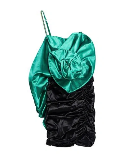 Elisabetta Franchi Woman Mini Dress Emerald Green Size 10 Polyamide, Elastane