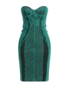 Elisabetta Franchi Woman Mini Dress Emerald Green Size 2 Polyamide, Elastane, Polyester In Green