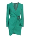 Elisabetta Franchi Woman Mini Dress Emerald Green Size 6 Viscose In Green