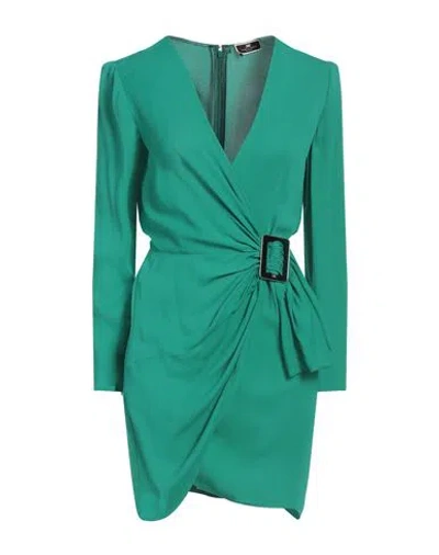 Elisabetta Franchi Woman Mini Dress Emerald Green Size 6 Viscose