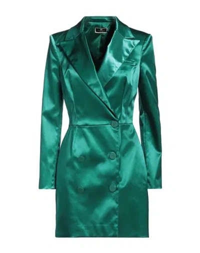 Elisabetta Franchi Woman Mini Dress Emerald Green Size 8 Polyamide, Elastane