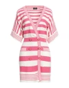Elisabetta Franchi Woman Mini Dress Fuchsia Size 4 Cotton, Viscose In Pink