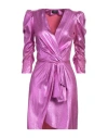 Elisabetta Franchi Woman Mini Dress Fuchsia Size 6 Viscose In Pink