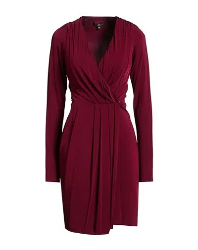 Elisabetta Franchi Woman Mini Dress Garnet Size 6 Viscose, Elastane In Red