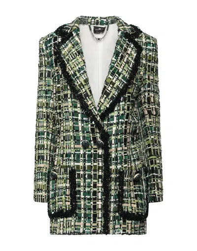 Elisabetta Franchi Short Dresses In Green