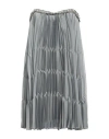 Elisabetta Franchi Woman Mini Dress Grey Size 8 Polyester