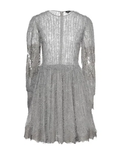 Elisabetta Franchi Short Dresses In Grey