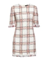 Elisabetta Franchi Woman Mini Dress Ivory Size 8 Viscose, Polyamide In White