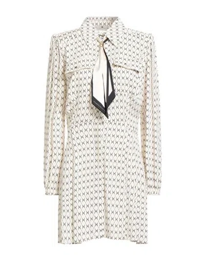 Elisabetta Franchi Woman Mini Dress Ivory Size 8 Viscose, Polyester