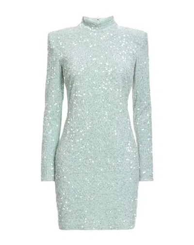 Elisabetta Franchi Woman Mini Dress Light Green Size 8 Polyester