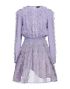 Elisabetta Franchi Woman Mini Dress Mauve Size 6 Polyester, Polyamide In Purple