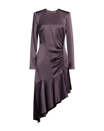 Elisabetta Franchi Woman Mini Dress Light Purple Size 8 Acetate, Viscose In Purple