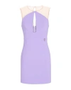 Elisabetta Franchi Woman Mini Dress Lilac Size 2 Polyester, Elastane In Purple