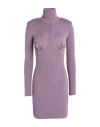 Elisabetta Franchi Woman Mini Dress Lilac Size 4 Viscose, Polyester, Polyamide