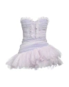 Elisabetta Franchi Woman Mini Dress Lilac Size 6 Polyester, Polyamide In Purple