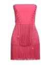 Elisabetta Franchi Woman Mini Dress Magenta Size 4 Polyester, Elastane
