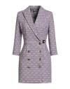 Elisabetta Franchi Woman Mini Dress Mauve Size 4 Polyester, Elastane In Purple
