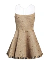 Elisabetta Franchi Woman Mini Dress Ocher Size 8 Polyamide In Yellow