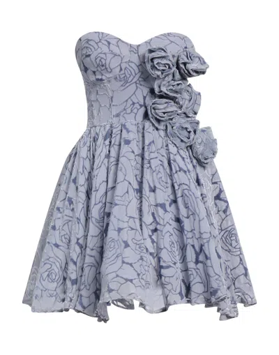 Elisabetta Franchi Short Dresses In Blue