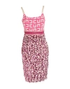 Elisabetta Franchi Woman Mini Dress Pink Size 4 Polyamide, Elastane, Cotton, Polyester, Acrylic In Pink