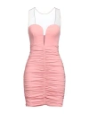 Elisabetta Franchi Woman Mini Dress Pink Size 6 Polyamide, Elastane