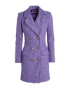 Elisabetta Franchi Woman Mini Dress Purple Size 8 Cotton, Viscose, Polyamide