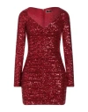 Elisabetta Franchi Woman Mini Dress Red Size 4 Polyester In Red